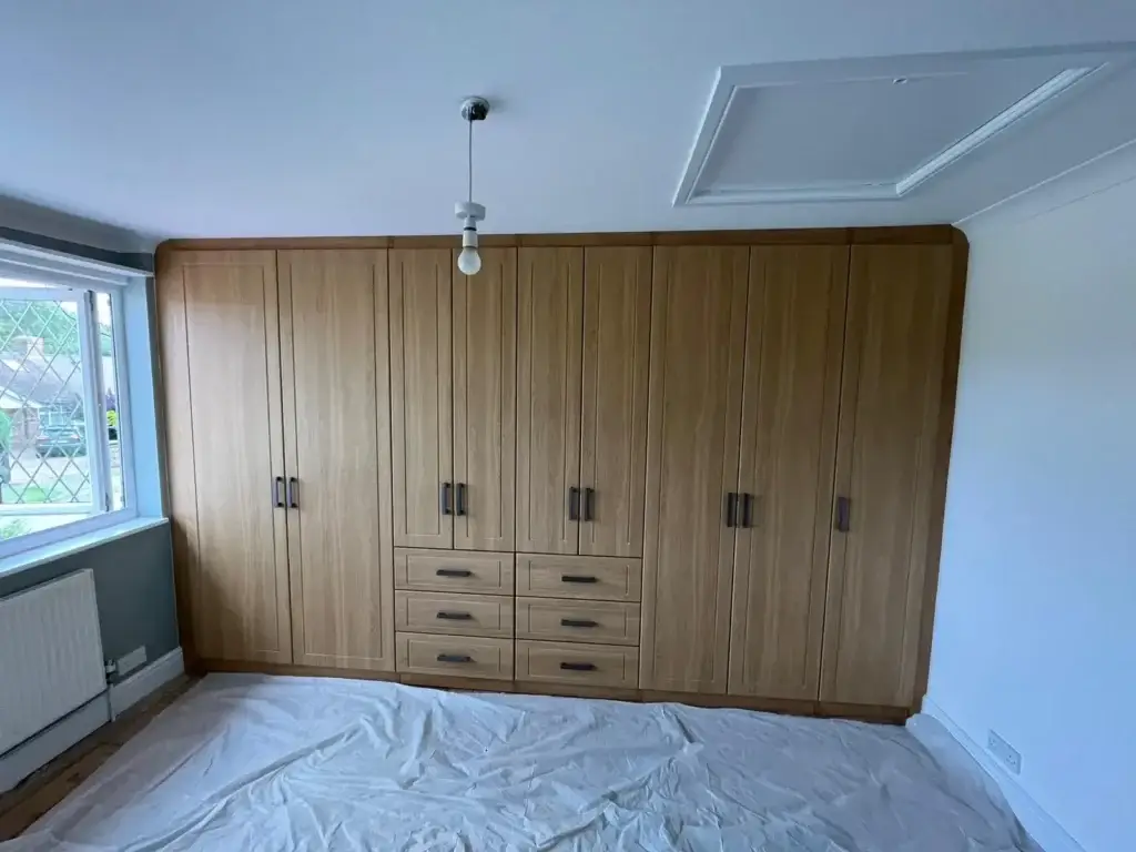 Bespoke bedroom furniture made and fitted by Sliding Wardrobe Warehouse
